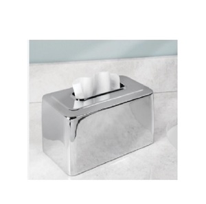 Caja de pañuelos con plata alemana martillada en base de madera Juego de tocador Soporte de caja de pañuelos de metal de acero - Product Image 6