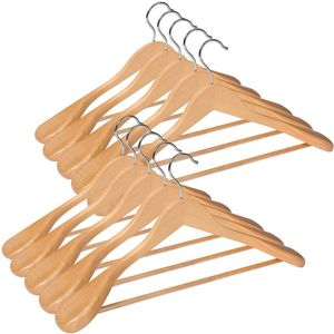 MANTEAU VENTE CHAUDE EN GROS CINTRES EN BOIS pour exposer des sacs à vêtements dans une armoire de cuisine ou une salle de bain - Product Image 3