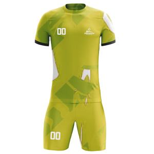 Custom Logo Soccer Uniforms for Sports Wear quick dry breathable Professional polyester <b>material</b> Men's Soccer Uniform - Product Image 1