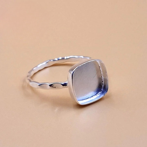 แหวนแบบไม่มีขอบขนาด5x7มม. ทำด้วยมือสำหรับทำเครื่องประดับแบบทำมือ925แข็งแข็ง - Product Image 1