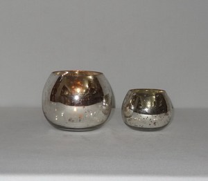 Bougie votive en verre argenté fantaisie royale de luxe pour la décoration, bougie votive en verre mercure de qualité supérieure, bougie votive de haute qualité - Product Image 3