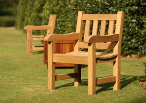 Modern Design <b>Garden</b> Teak Dining <b>Chair</b> Durable and Wholesome Natural <b>Wood</b> Color Safe Packaging for Park Villa Exterior Use - Product Image 3