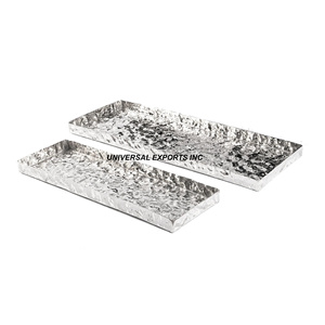 Ensemble de trois plateaux à chocolat en aluminium Plateau à chocolat fait main de qualité supérieure Top Selling New Luxury Chocolate Tray - Product Image 3