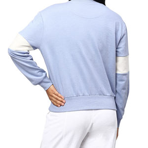 2025 Best Quality <b>Women</b> Terry Cotton Fleece Sweatshirt Streetwear Wholesale Custom Front Logo Made in Pakistan - Product Image 4