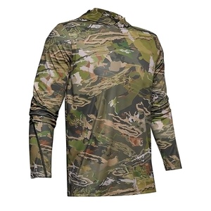 Custom <b>Mens</b> Outdoor <b>Hoodie</b> Soft Athletic Fit 1/4 Zipper Breathable Quick Dry Lightweight Face Mask Hunting Camo <b>Hoodie</b> - Product Image 3