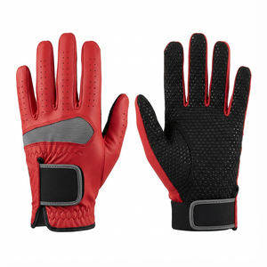 Reasonable Price Custom Made Sports Golf Gloves High Quality Breathable Comfortable <b>Hand</b> <b>Grip</b> Non Slip Sheepskin Men Golf Gloves - Product Image 2