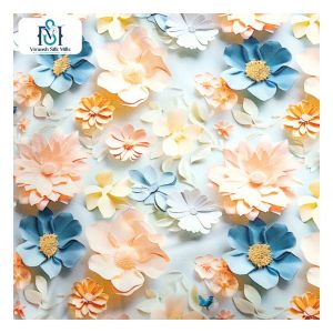 Precios baratos Seda Sensación Tela Impresión digital Rayón Viscosa 100% Textil - Product Image 5