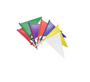 Banderas de esquina de fútbol de doble cara de 100% poliéster personalizadas, marcador de campo de entrenamiento de alta demanda, bandera con logotipo personalizado - Product Image 1