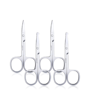 Ciseaux à ongles professionnels en acier inoxydable incurvés, application des cuticules, poignée en acier confortable, antidérapant, facile à utiliser - Product Image 4