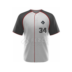 Ensemble de vêtements de baseball et de softball personnalisés avec logo, uniforme respirant surdimensionné pour unisexe, taille plus, haute qualité, séchage rapide, 100% coton - Product Image 3
