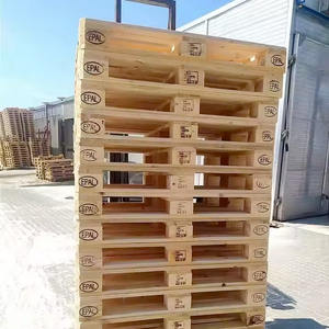 Meilleur prix, qualité supérieure, palettes en bois Euro EPAL 120x80cm, industrielles, entrée 4 voies, simple face, haute capacité de charge, livraison rapide - Product Image 4