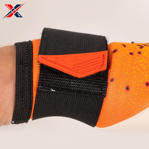 Nouveaux gants de gardien de but en cuir professionnels, bouts des doigts antidérapants, résistants à l'usure, pour adultes/enfants, entraînement de football, personnalisés - Product Image 4