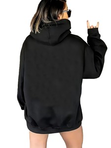Haut court fitness à capuche zippé pour femmes avec logo avant en tissu tissé et coupe ample - Product Image 1