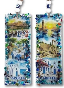 DECORACIONES DE PARED DE VIDRIO HECHAS A MANO Regalos Promocionales Navideños Magnéticos de DAFNI BIG PAZAR - Product Image 2