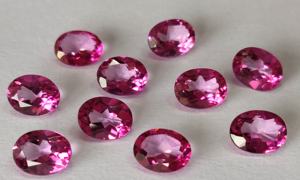 Topaze Rose Naturelle Ovale Facette Qualité Supérieure 6x8mm Qualité Supérieure-Topaze Rose Ovale Facette Qualité Supérieure - Product Image 4