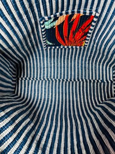 Sac fourre-tout à épaule de grande taille en coton 100% fait à la main, imprimé à la main, matelassé pour femmes - Product Image 3