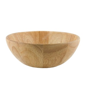 Diseño elegante Venta caliente Servidor de ensalada de frutas Tazón Pasta Fideos Servir Tazón de madera Hogar Catering Servir Tazón de madera - Product Image 5