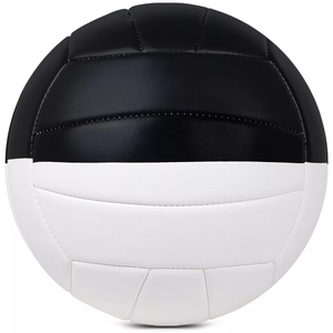 Ballon de volley-ball de taille officielle 5, haute qualité, en cuir PU super doux, taille personnalisable pour adultes, pour jeu en intérieur et en extérieur, fabriqué au Pakistan - Product Image 1