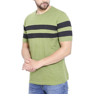 OEM personalizado hombres camisetas de alta calidad 100% algodón orgánico O cuello camiseta Pakistán hecho en bajo precio 2025 - Product Image 4