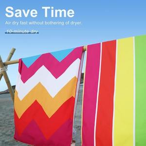 Serviette de plage à séchage rapide, sans sable, compacte et légère, en coton recyclé, jetable, comprimée, qualité professionnelle - Product Image 6