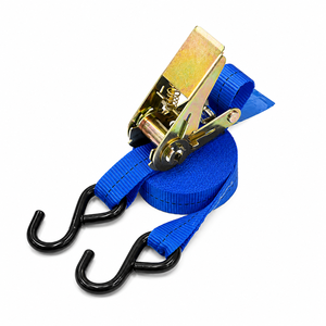 Correa de Amarre de Poliéster de Alta Resistencia de 1 Pulgada (25 mm) y 800 kg con Logotipo Personalizado y Hebilla de Acero - Product Image 1