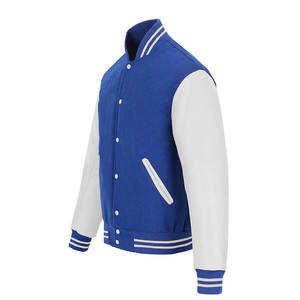 Vestes de bombardier de baseball universitaire pour femme OEM en gros vestes d'hiver coupe-vent de baseball universitaire personnalisées - Product Image 5