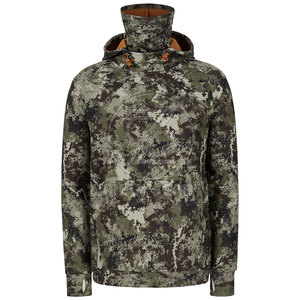 Sudadera interior cálida y duradera para hombre con patrón de camuflaje en negrita costuras fuertes y escote con capucha para invierno - Product Image 6