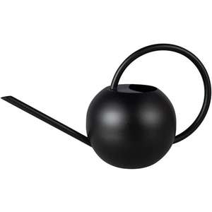 Regadera de metal con acabado rústico con pico largo para un fácil cuidado de las plantas de jardín, riego interior y exterior - Product Image 6