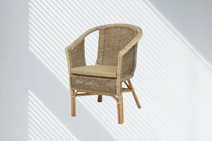 Sillón de Ratán Moderno VIENA, Elegante y Cómodo, para Interiores y Exteriores, para Patio, Sala de Estar, Oficina en Casa, Construcción Duradera - Product Image 3