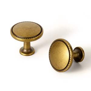 Perillas de latón de construcción sólida para cajones de cocina, agarre confiable, herrajes para muebles, solución de uso a largo plazo - Product Image 1