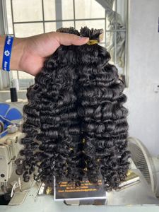 Extensiones de cabello humano natural negro sin procesar rizado birmano de Vietnam - Product Image 6