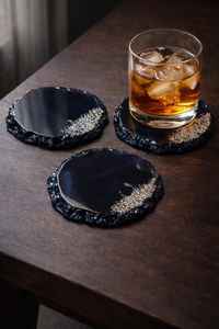 Premium Quality Bohemian Style Handmade Eco-Friendly Resin Drink Protector Smooth Surface for Wooden Marble <b>Tables</b> Wholesale - Product Image 4