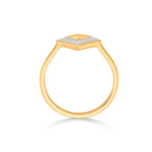 นาฬิกาข้อมือทรงสี่เหลี่ยมจัตุรัสสีทองจาก Square Muse Fashion - Product Image 5