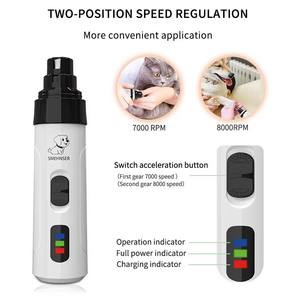 Cortauñas Eléctrico de Lujo <span class=keywords><strong>para</strong></span> Perros con Silenciador, Recargable, de Cerámica, de Bajo Ruido, en Oferta - Product Image 2