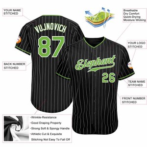 Custom Color Blank 100% Polyester Breathable Four-Way Stretch Moisture-Wicking Eco-Friendly Baseball Jersey Turn-Down Collar - Product Image 2