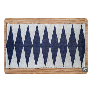 Alfombra de PVC Jacquard para exteriores para uso en jardín y patio Alfombra de plástico reversible duradera y fácil de limpiar - Product Image 1