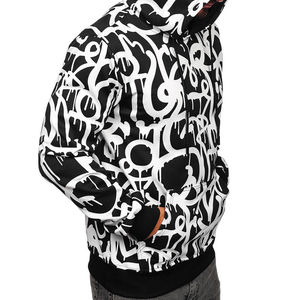 Sweat à capuche unisexe en coton/élasthanne de haute qualité, sublimation, impression numérique ODM, molleton épais, écologique, collection automne - Product Image 5