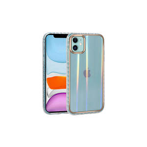 Coque de téléphone en silicone transparente et lumineuse Netzy pour iPhone 11, compatible avec XR et 14 Plus, motif décoratif - NO7 - Product Image 1