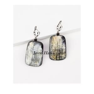 ต่างหูฮอร์นที่มีคุณภาพดีที่สุดสำหรับต่างหูฮอร์นเครื่องประดับฮอร์นธรรมชาติใช้ในชีวิตประจำวันควายปรับขนาดได้ตามต้องการ - Product Image 2