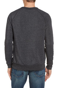 Sweat-shirts et pulls à capuche pour hommes en coton 100% uni, col rond, hiver, longs - Product Image 2