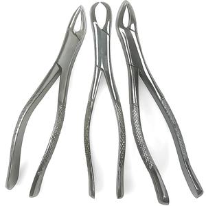 Fórceps de Extracción Dental de Acero Inoxidable # Instrumento Quirúrgico Profesional 23 para Molares Inferiores, Manual, Certificado MOL - Product Image 1