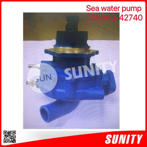 Sunity ปั๊มน้ำในทะเลที่มีคุณภาพสูง726640-42740จากไต้หวันชิ้นส่วนเครื่องยนต์ดีเซล6HAL เรือ - Product Image 2