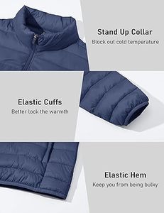 Veste matelassée pour homme 2025, écologique, à séchage rapide, respirante, personnalisable, col montant, logo frontal, manches longues, vente en gros - Product Image 6