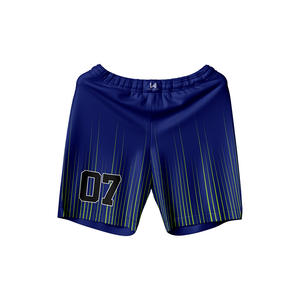 Ensemble d'uniformes de basketball personnalisables réversibles à col en V sans manches, 100 % polyester, avec short à cordon de serrage, évacuation de l'humidité, séchage rapide - Product Image 4