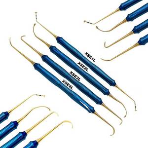 Kit de 4 instruments dentaires orthopédiques réutilisables pour élévation de sinus et implantation, outils de chirurgie buccale - Product Image 1