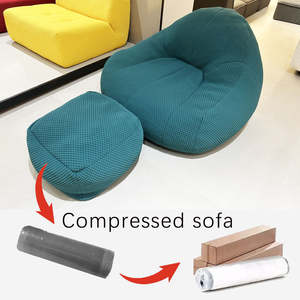 Wholesale Custom Sailing Design Foam Filled Vacuum Compressed <b>Bean</b> <b>Bag</b> Chair New Furniture Single Floor Lazy <b>Bean</b> <b>Bag</b> Sofa - Product Image 2