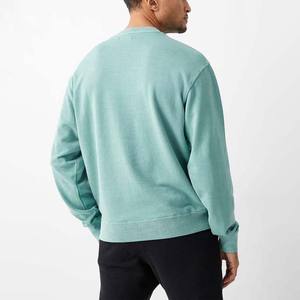 Haute qualité basiques coton vêtements pour hommes sweats à capuche conception de Logo personnalisé pull à col rond hiver hommes sweats 2025 - Product Image 5