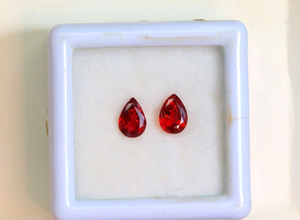 Attrayant naturel rouge spinelle pierre précieuse taille personnalisée ronde brillant coupe facettes coupe pierre bijoux cadeau elle - Product Image 2