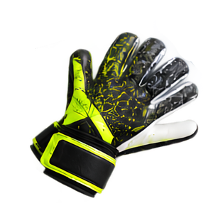 ถุงมือผู้รักษาประตู Max Grip 4 มม. ทำจากยางลาเท็กซ์ ยึดเกาะแข็งแรง ทนทานสำหรับใช้งานกลางแจ้ง สายรัดข้อมือปรับได้ สำหรับฟุตบอล ขายส่งจำนวนมาก รับผลิตแบบ OEM - Product Image 4