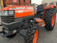 Tractor Agrícola Kubota L4508 - Tractores de 45 HP, Maquinaria Agrícola Pequeña, Equipo Articulado, Tractor Agrícola 4x4